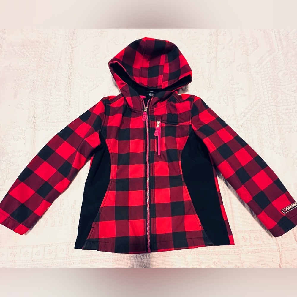 Xpedition Size Medium plaid Hooded Jacket